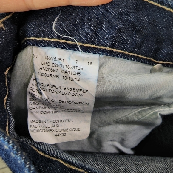 Dickey's relaxed fit 5 pocket work jeans dark wash - Picture 8 of 8